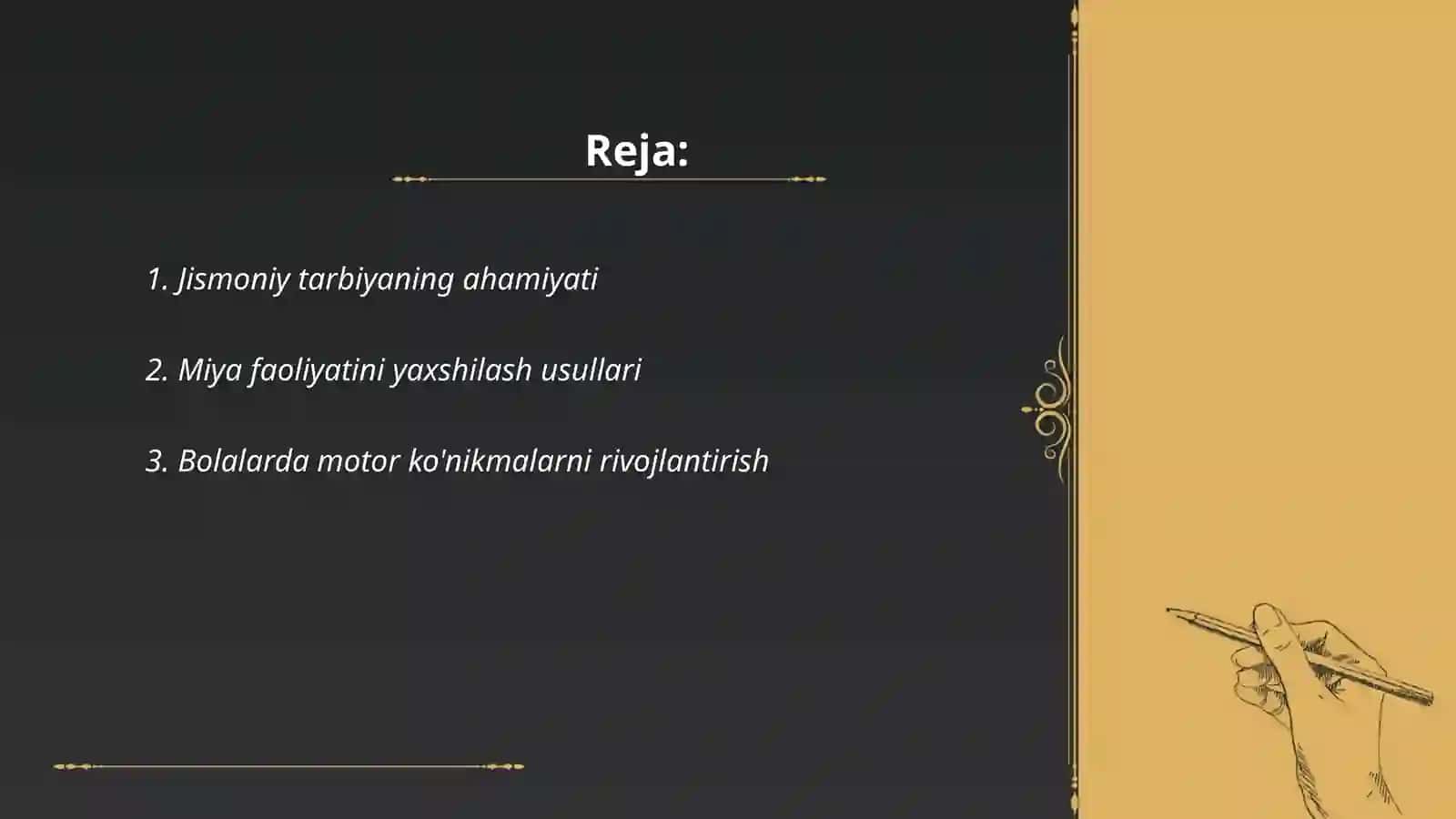 Miya falajli bolalarning jismoniy tarbiyasi 2