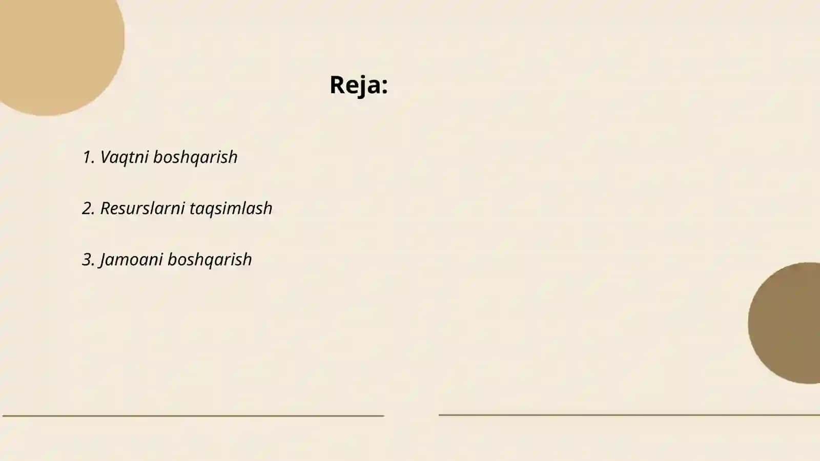 Tashkilotdagi vazifalar va jarayonlar 2