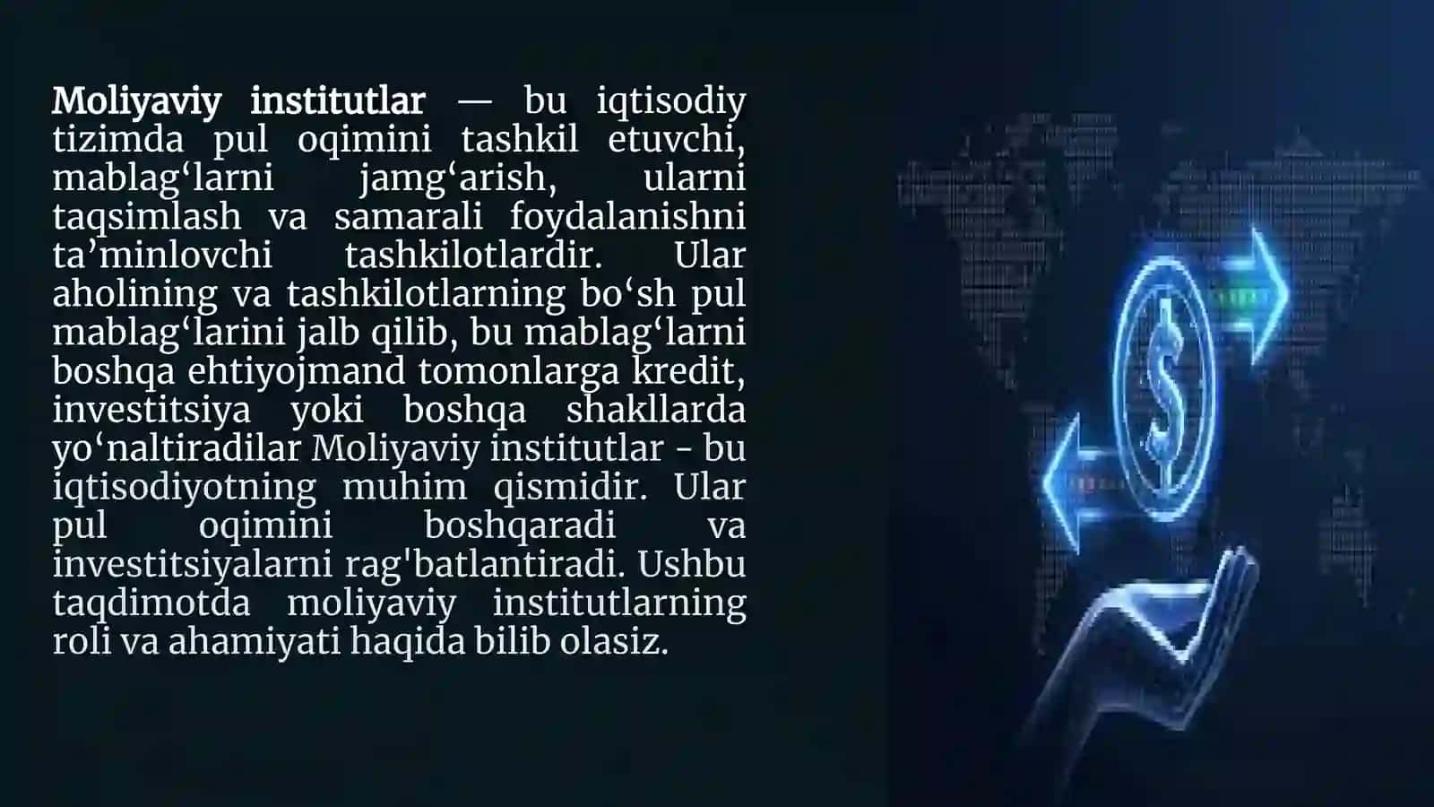Moliyaviy Institutlar 2
