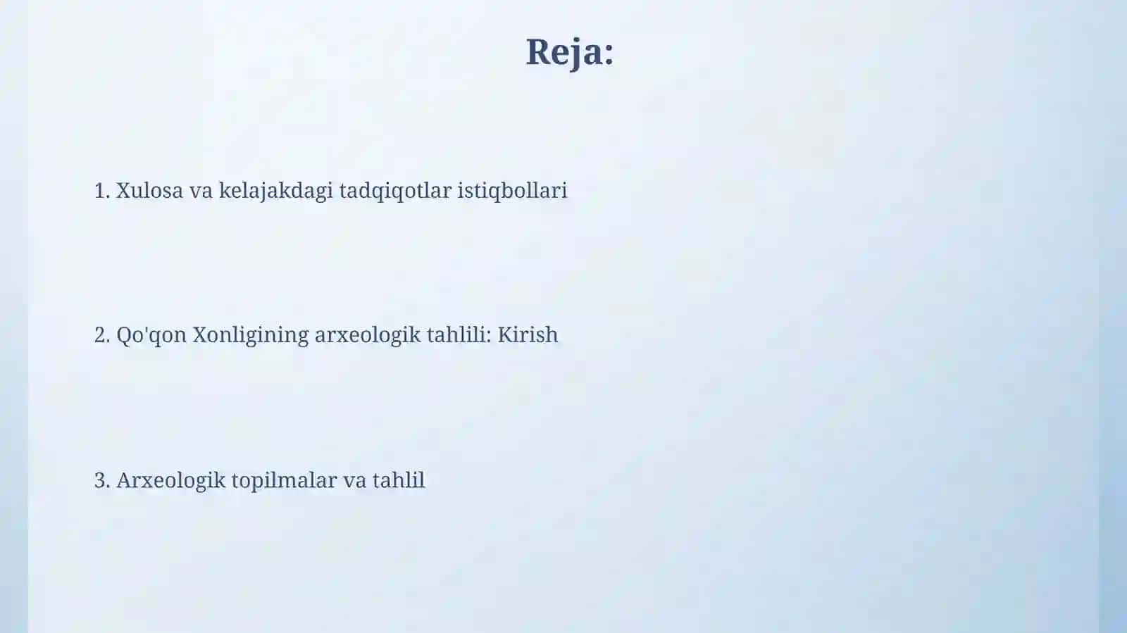 Qo'qon xonligi arxeologik jihatdan tahlil 2