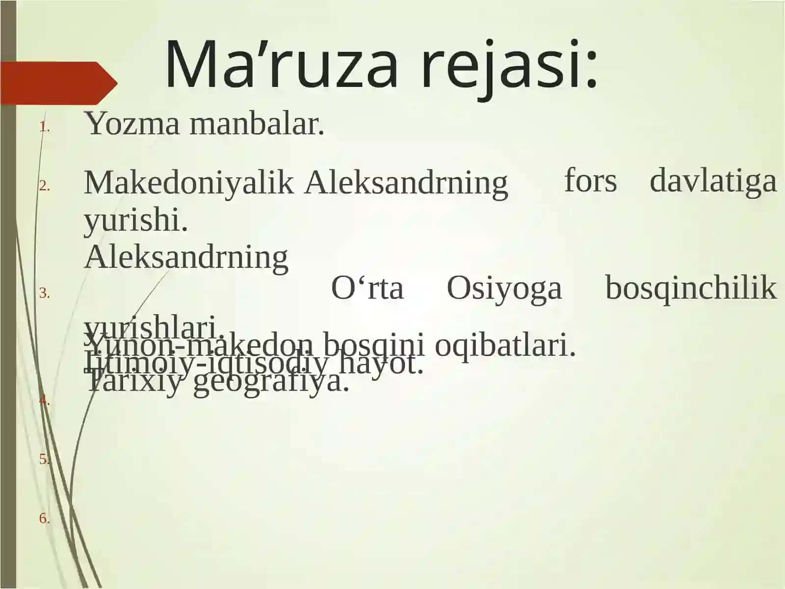 Makedoniyalik Aleksandrning Baqtriya va So‘g‘diyonaga yurishlari 2