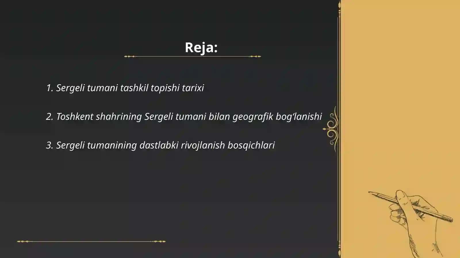 Sergeli tumani yaralish tarixi va hozirgi kundagi ahvoli 2