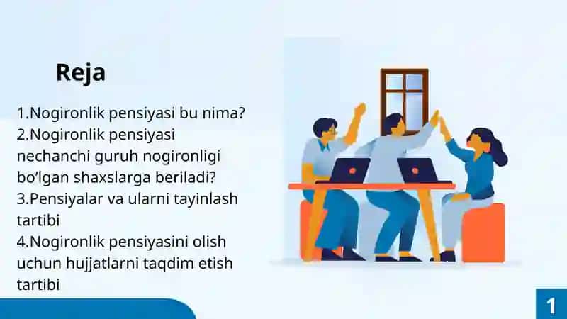 Nogironlik pensiyalarini tayinlash,hisoblash va to'lash tartibi 2