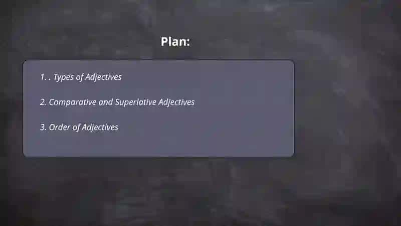 Types of Adjectives 2