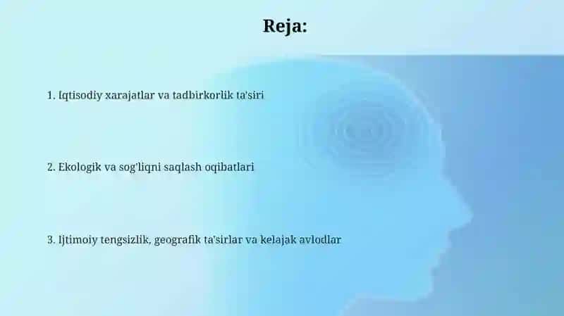 Iqlim o'zgarishi kimga "qimmatga tushdi "? 2