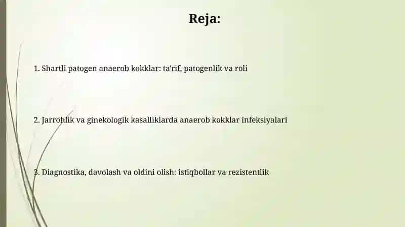 Jarrohlik va ginekologik kasalliklarda anaerob kokklar infeksiyalari 2