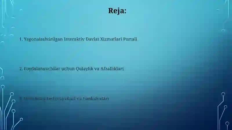 Umumiy interfaol davlat xizmatlari portali 2