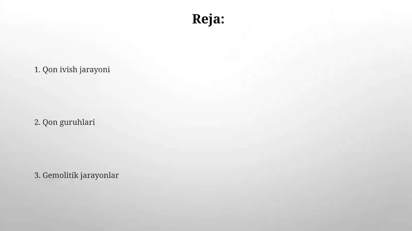 Qon guruhlari, qonni ivishi va gemoliz 2