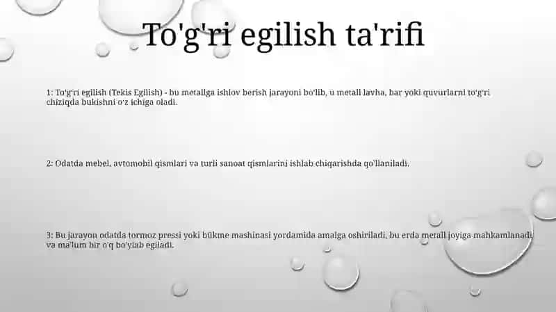 Tekis Egilish 2