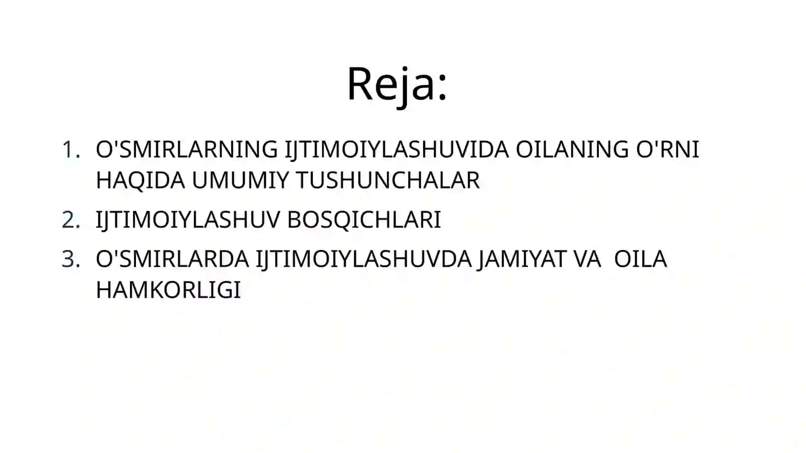 O'smirlarning ijtimoiylashuvida oilaning o'rni 2