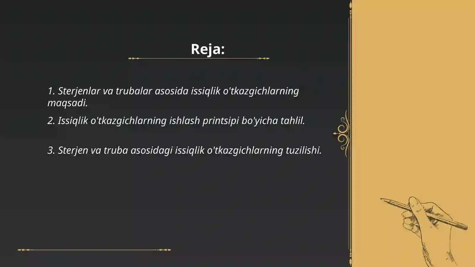 Sterjenlar va trubalar asosida issiqlik o'tkazgichlarning ishlash printsipi 2