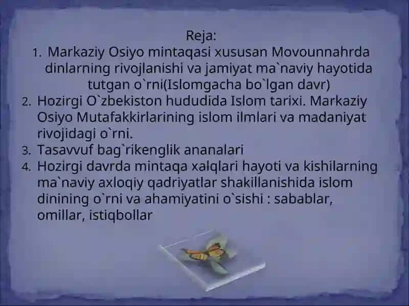 Islom qadriyatlari va ma’rifati 2