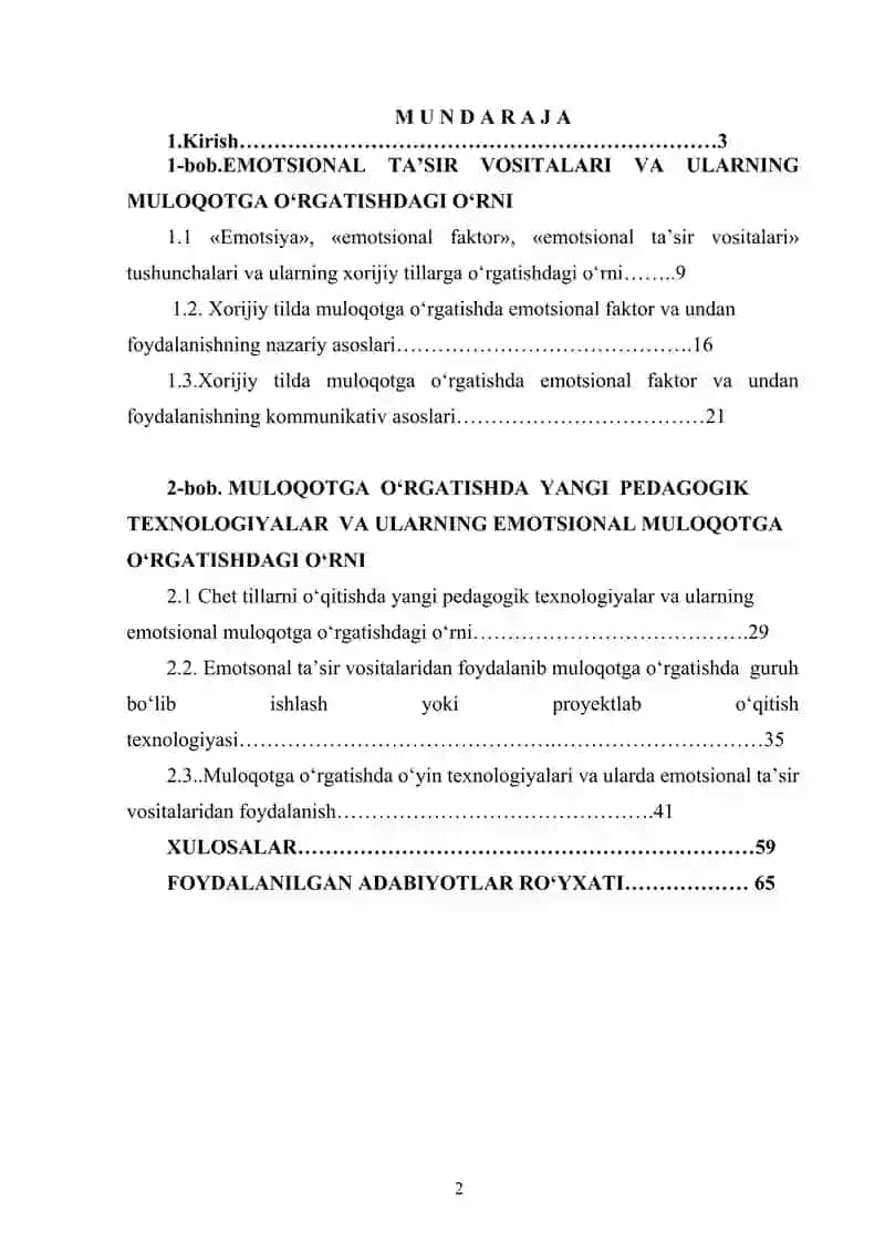Fransuz tilida muloqotga o‘rgatishda emotsional taʼsir vositalaridan foydalanish 2