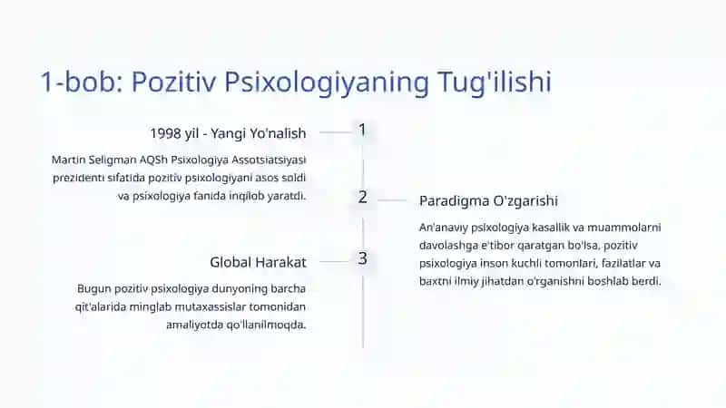 Pozitiv Psixologiya: Baxt va Kuchli Tomonlarni Kashf Etish San'ati 2