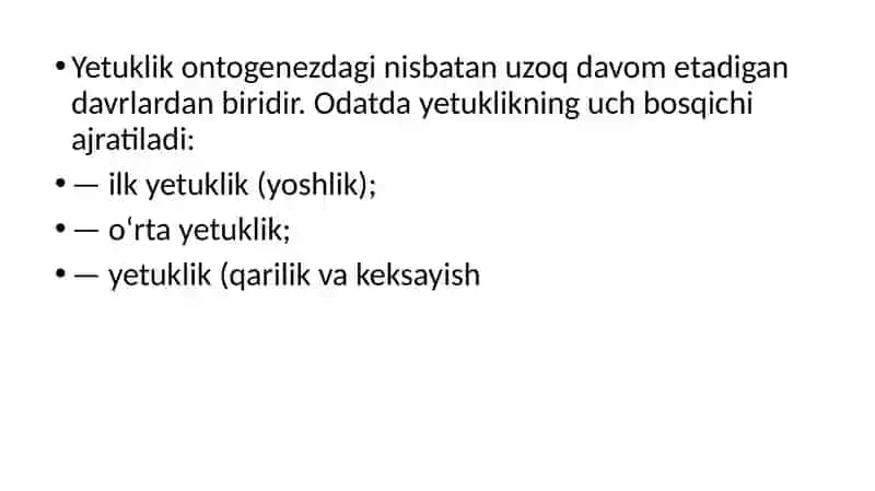 Yetuklik 2