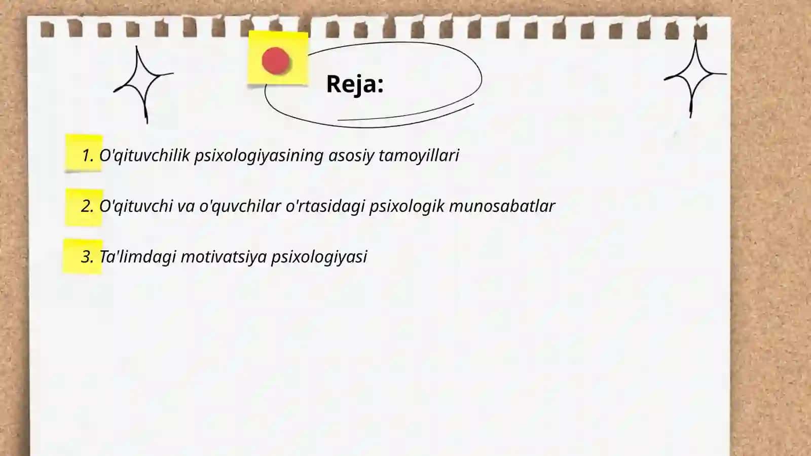 O'qituvchilik psixologiyasi 2