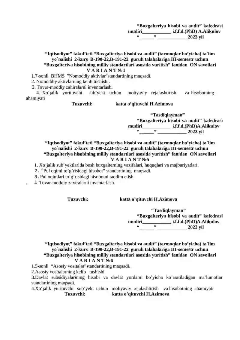 Buxgalteriya hisobi va audit 2