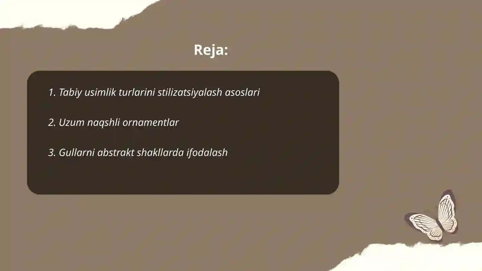 Tabiy usimlik turlarini stilizatsiyalash asoslari 2