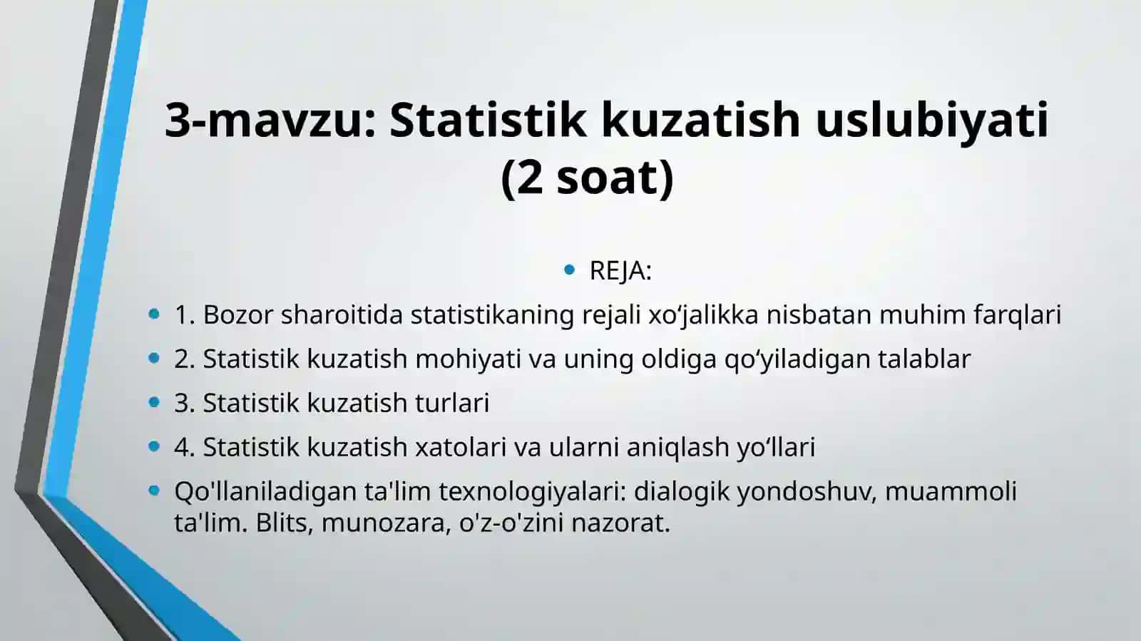 STATISTIKA ASOSLARI 2