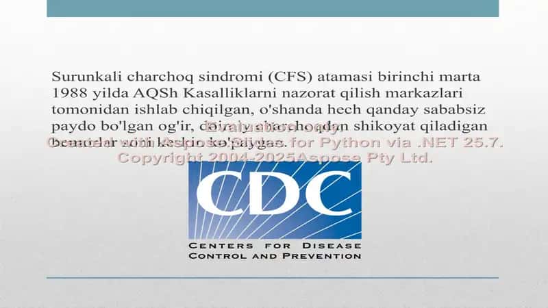 Surunkali charchoq sindromi 2