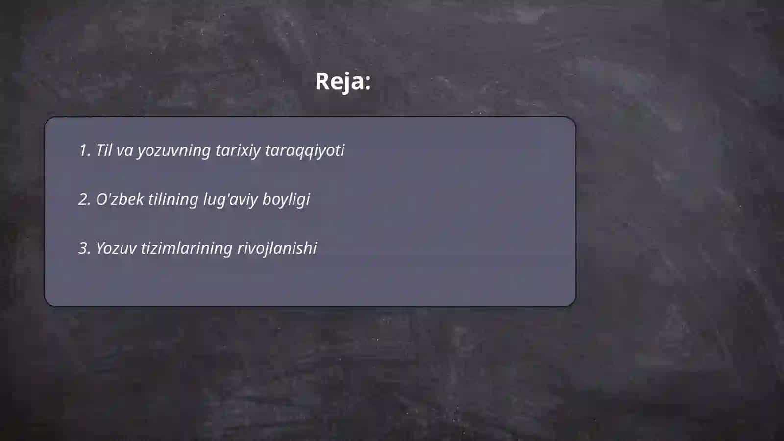 Til va yozuv 2