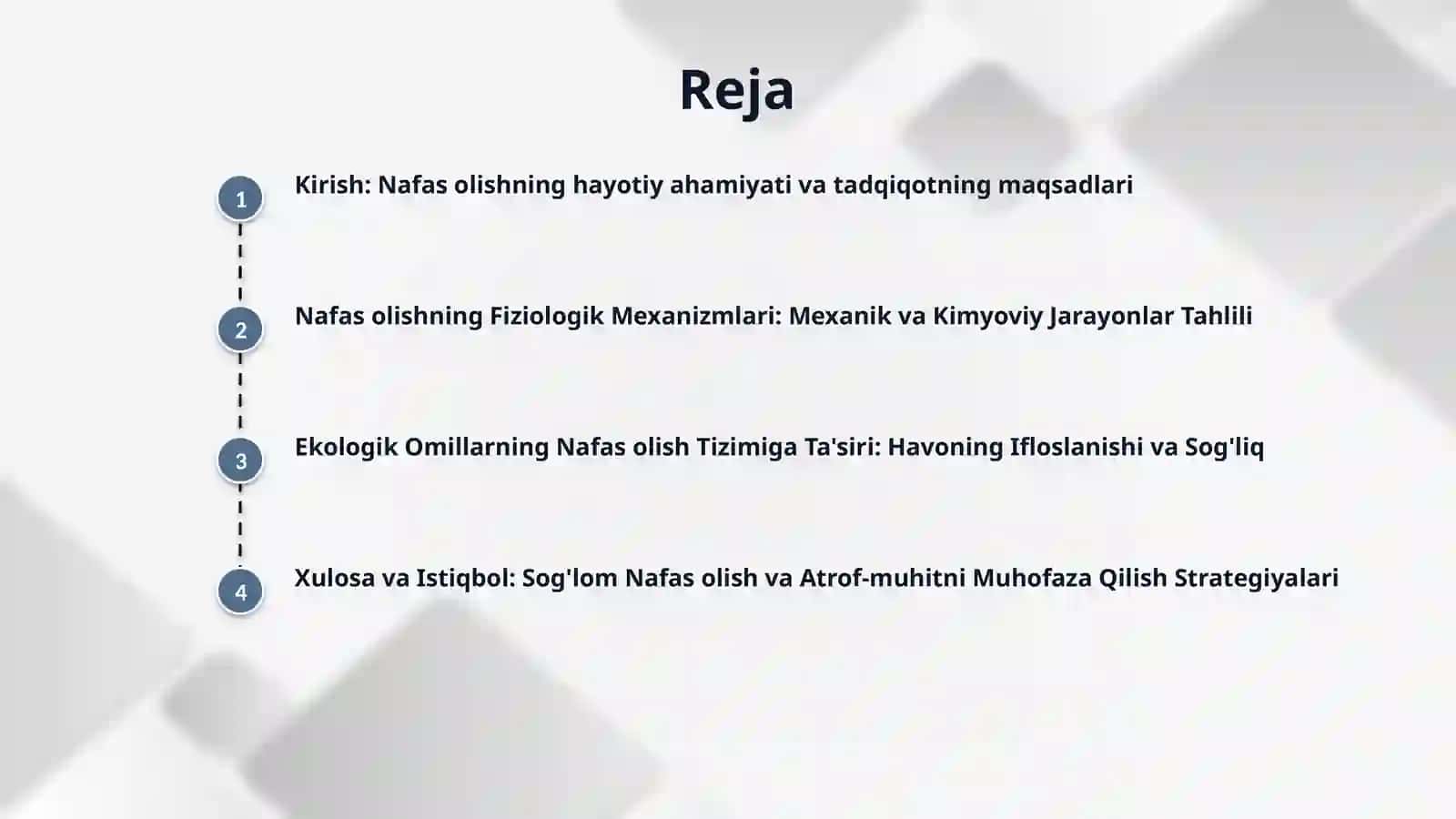 Nafas olish fiziologiyasi va ekologiyasi 2