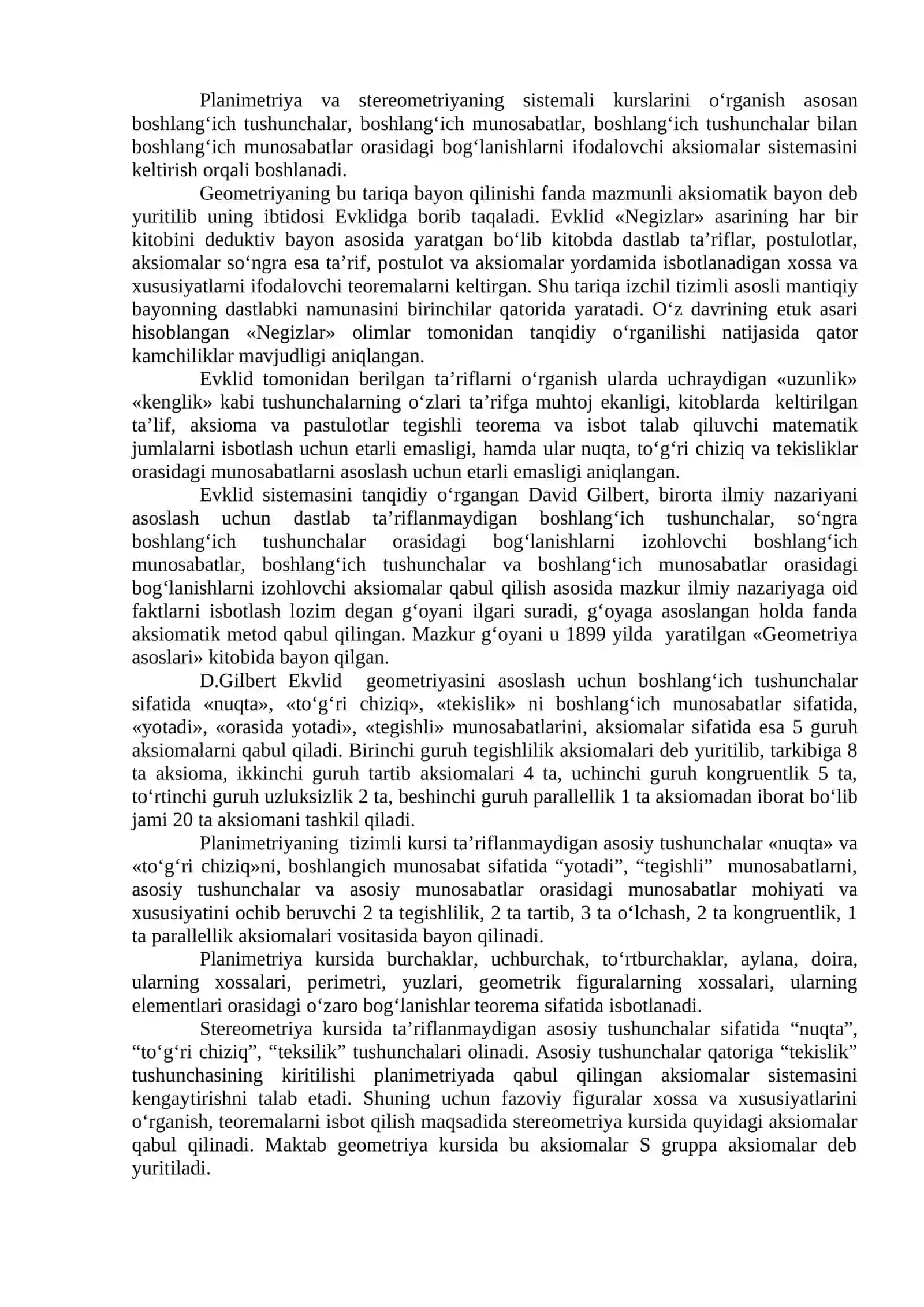 Geometriya elementlari 2