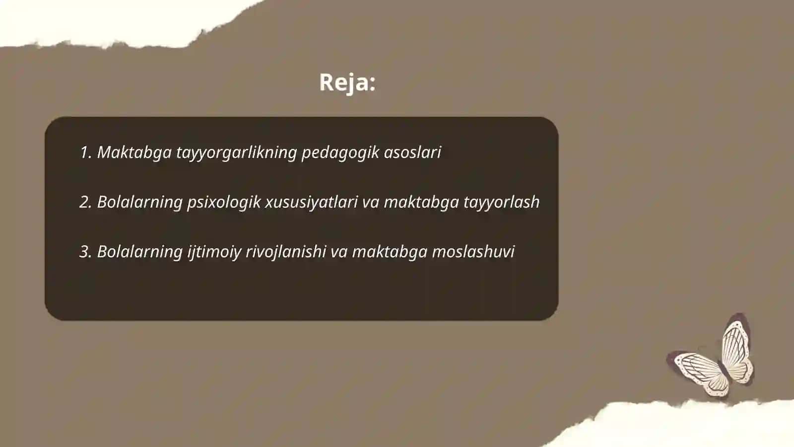 Bolalarni maktabga tayyorlash metodikasi fanining maqsad va vazifalari 2