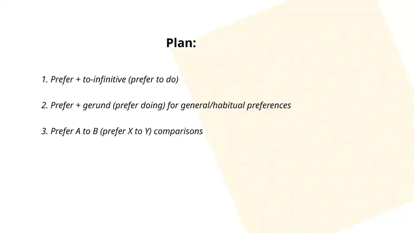 Prefer |would rather |had better |infinitives of purpose - Turdiyeva Muxlisa 2