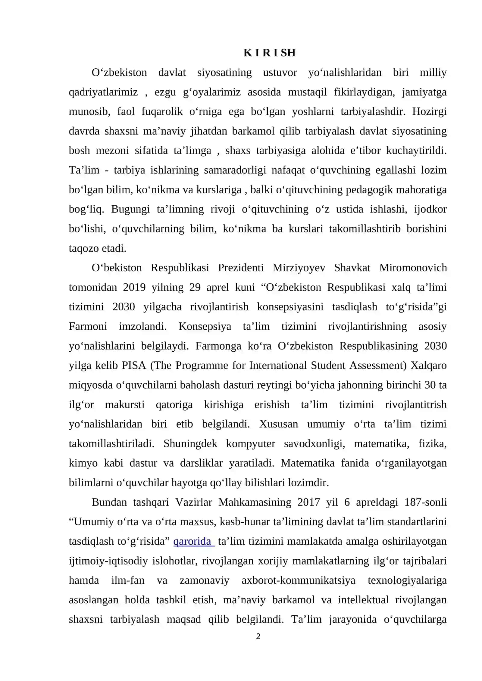 SAVOD O‘RGATISH DAVRI YOZUV DARSLARIDA IMLO USTIDA ISHLASH 2