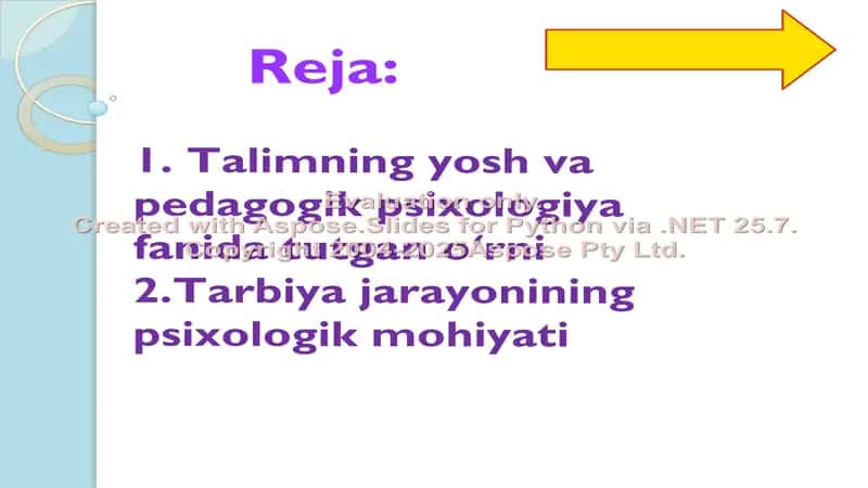 Talim va tarbiya psixologiyasi 2