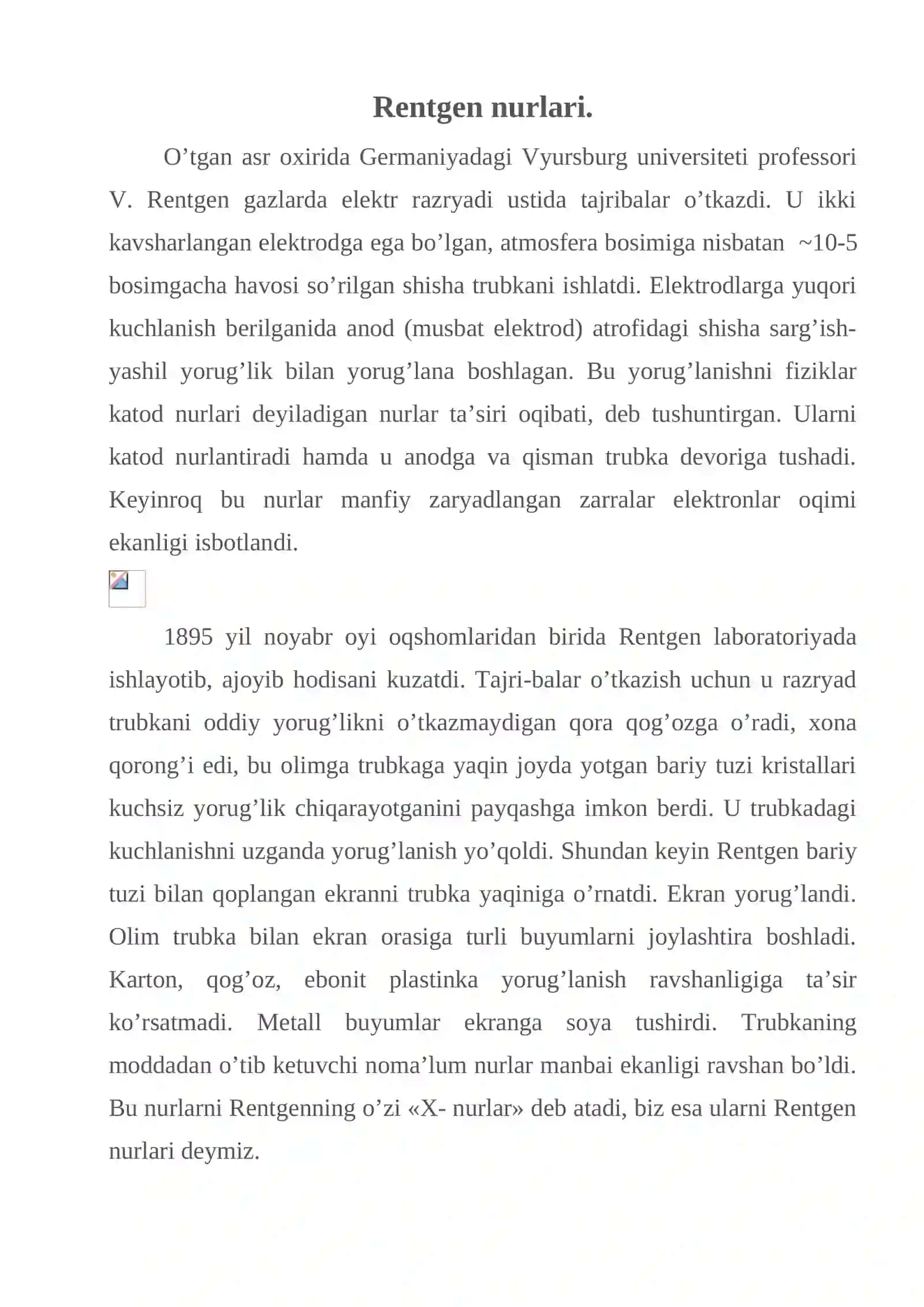 Rentgen nurlari 2