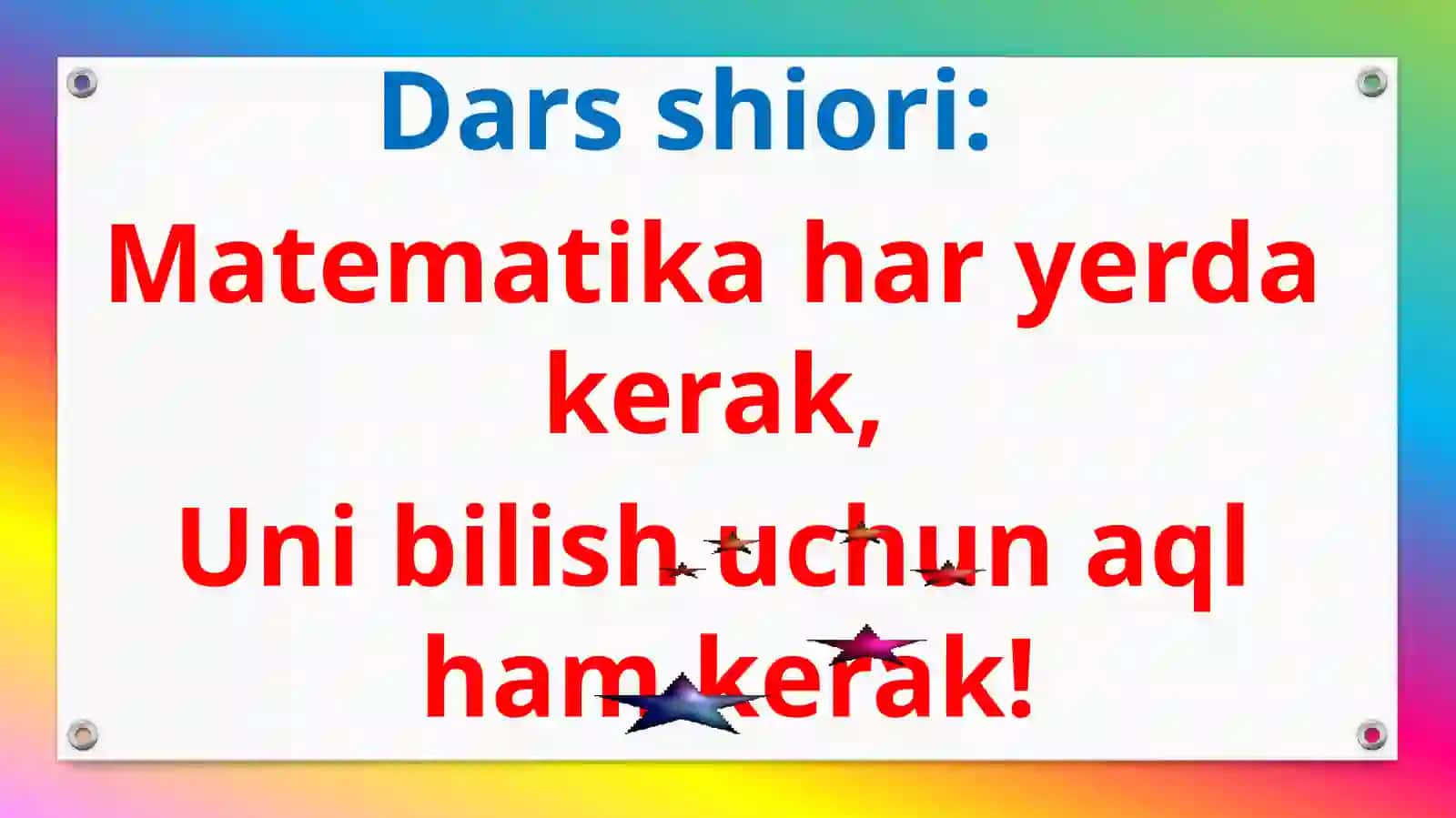 Ko‘p xonali sonlarni o‘qish va yozish 2