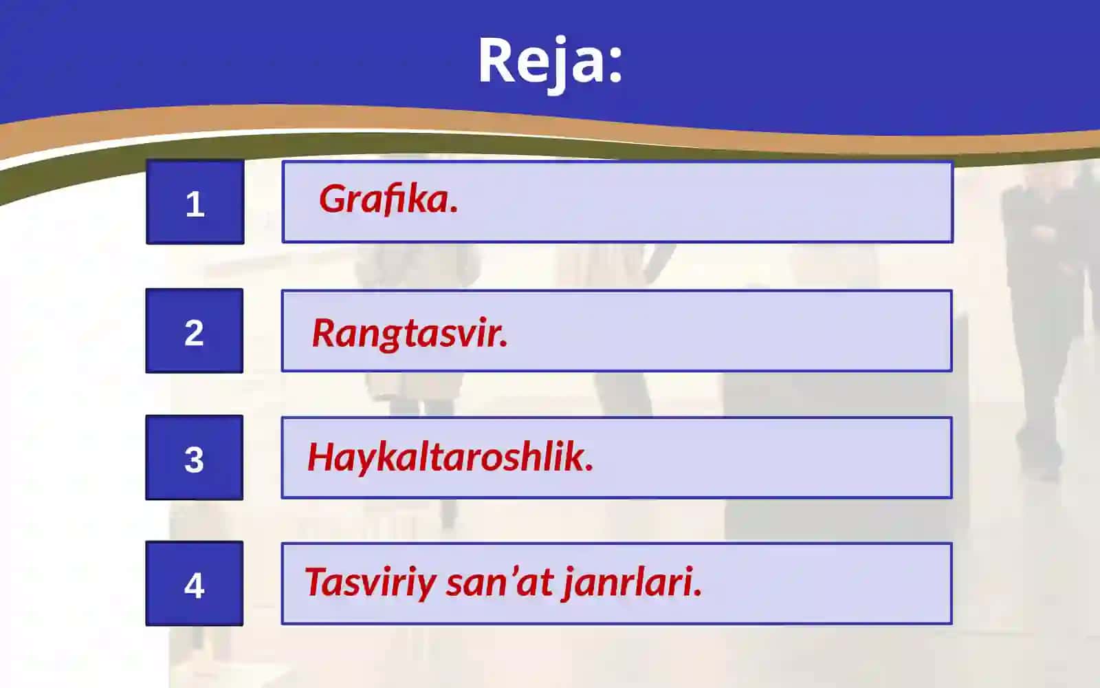 Tasviriy san’atning turlari va janrlari 2