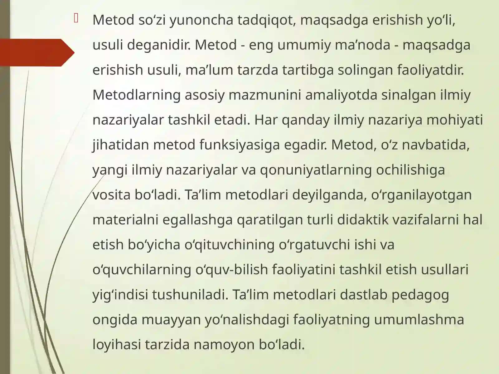 Ta’lim metodlari va vositalari 2