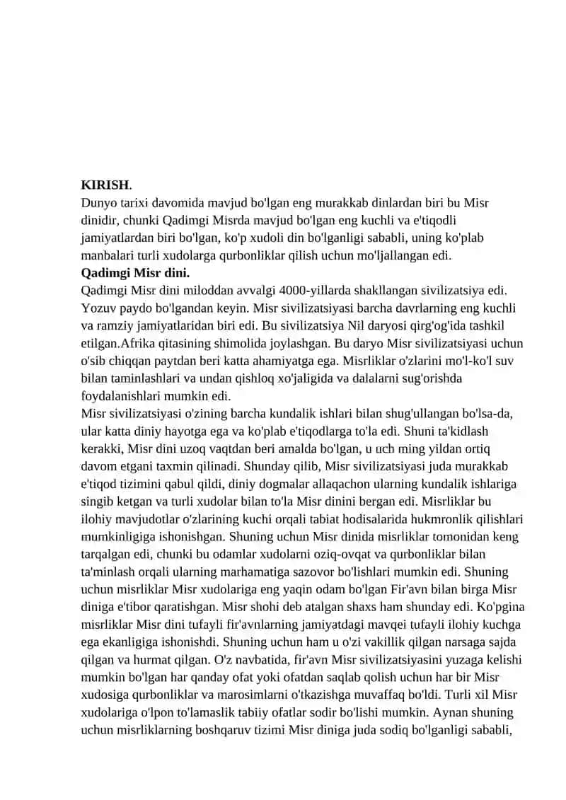Qadimgi Misrda din va mifologiya 2