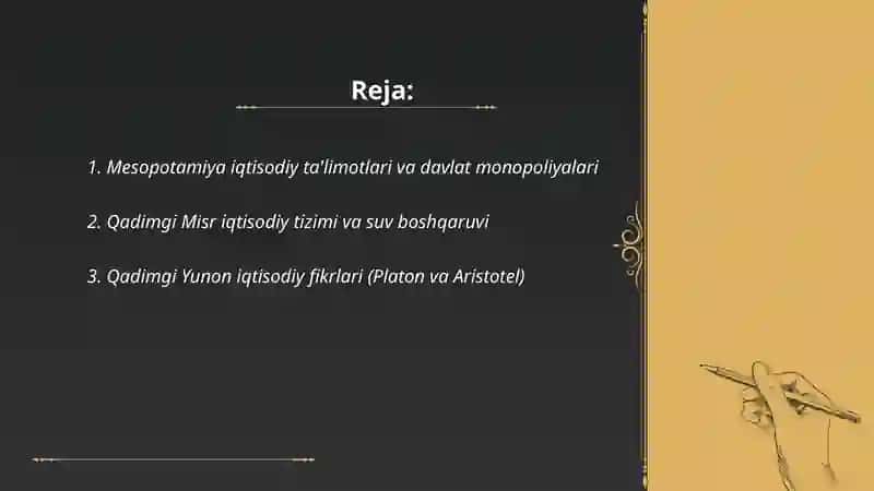 Indus vodiysi sivilizatsiyasining savdo va iqtisodiy amaliyotlari 2