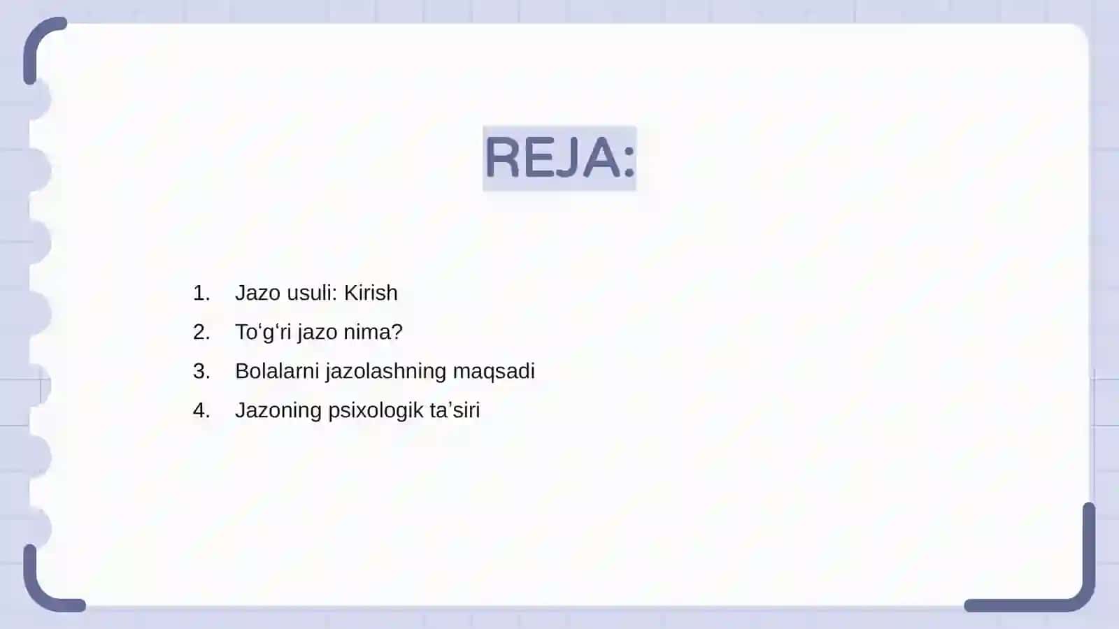 Jazo usuli: Bolalarni qanday qilib toʻgʻri jazolash kerak 2