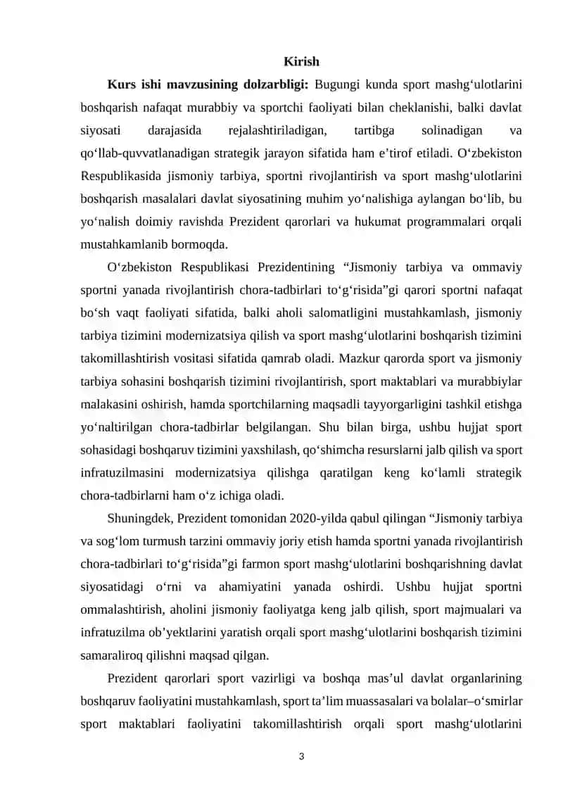 Sport mashg‘ulotlarini boshqarish 2
