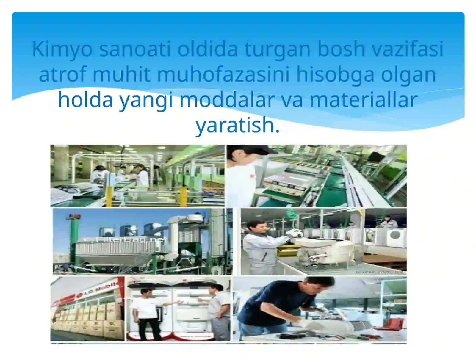 9-sinf Kimyo fanidan Silikat sanoati. Shisha, sement, keramika dars ishlanma 2