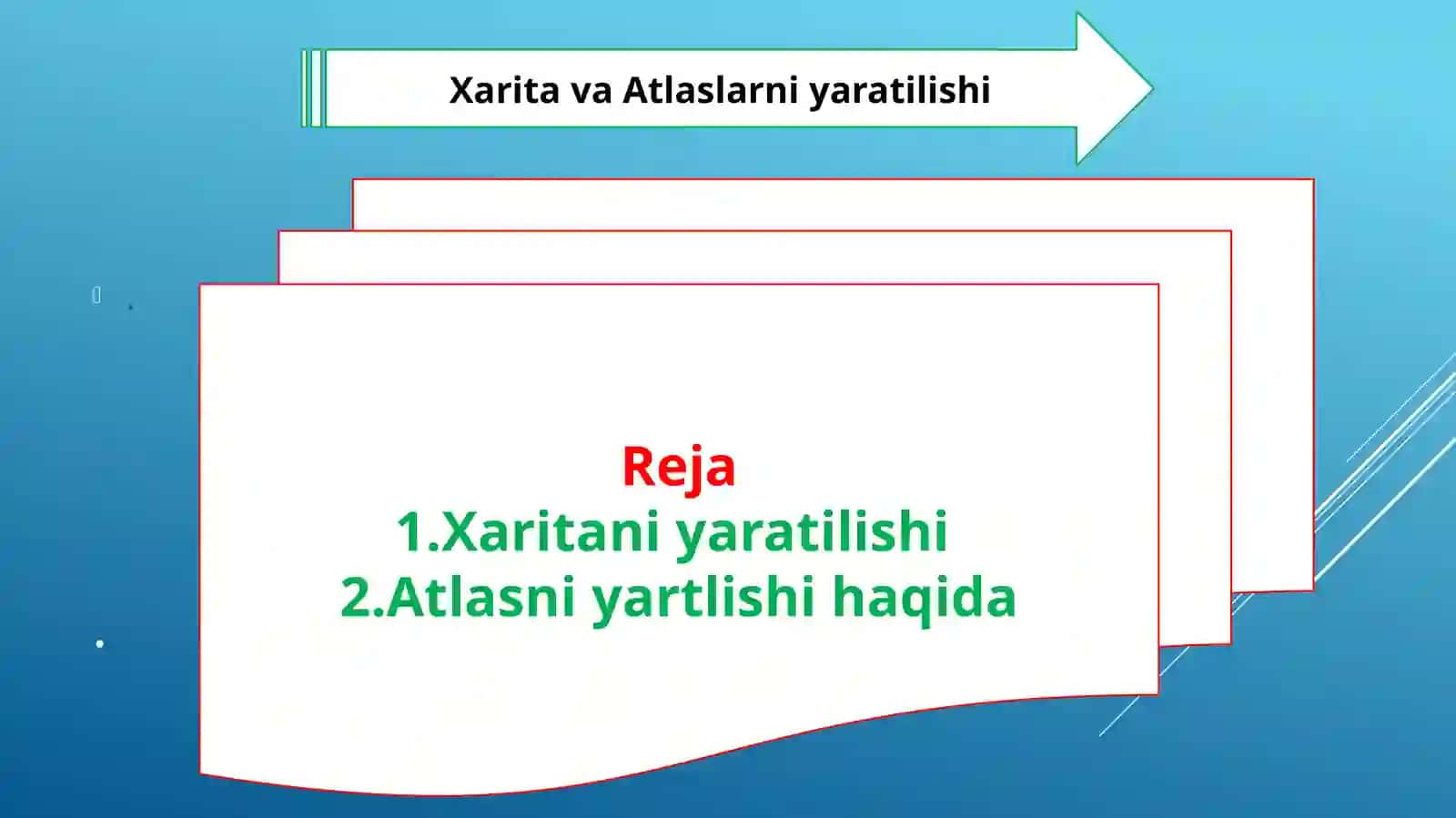 Topografiya va Kartografiya 2
