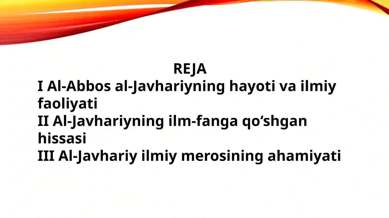 Al-Abbos al-Javhariy (IX asr birinchi yarmi) 2