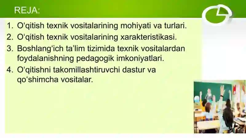O‘qitish texnik vositalarining asosiy turlari va ularning xarakteristikasi 2