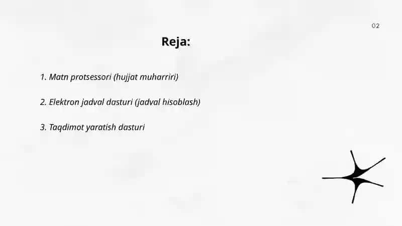 Matn protsessori (hujjat muharriri) 2