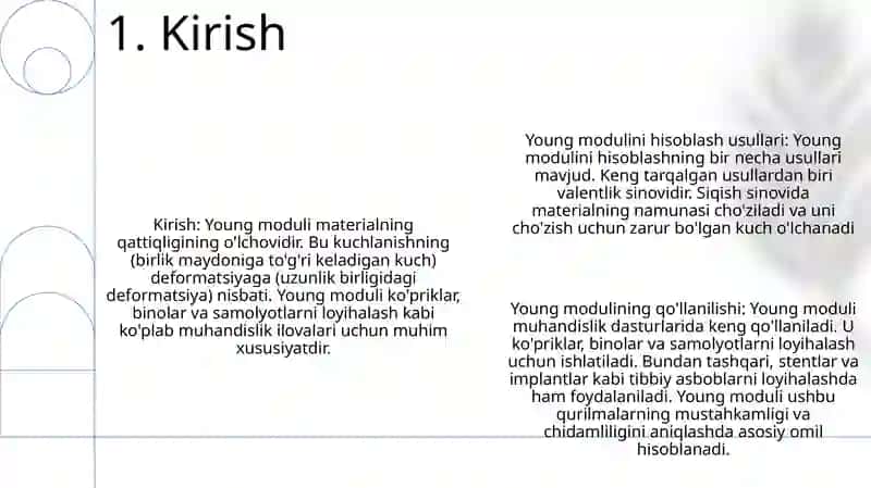 Young'Inni O'Chirishning Asosiy Vositalarini Hisoblash Usulari 2