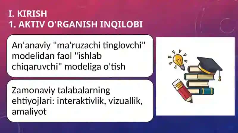 Pedagogika faniga yangi, interfaol metodlar to'plami 2