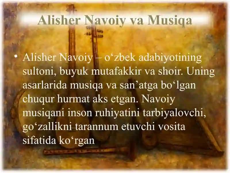 Alisher Navoiyning badiiy asarlari va o'zbek xalq cholg'ularining ahamiyati 2