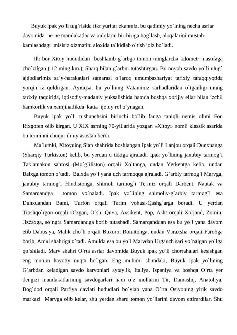 Buyuk ipak yo’li muloqot yo’li 2