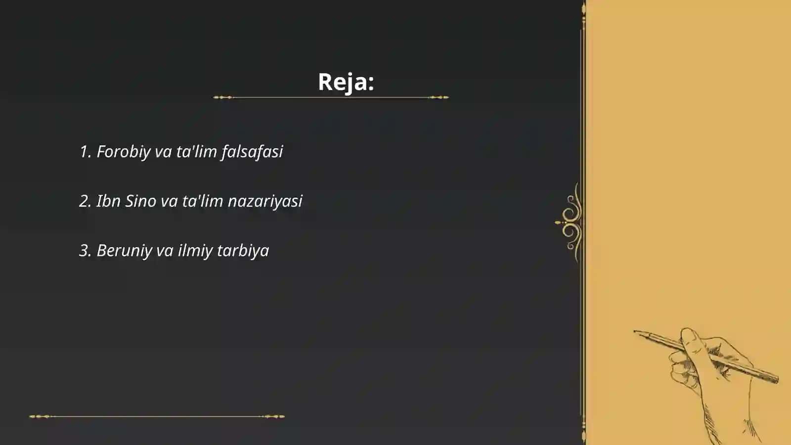 Sharq mutafakkirlarining ta'lim va tarbiya haqidagi pedagogik qarashlari 2