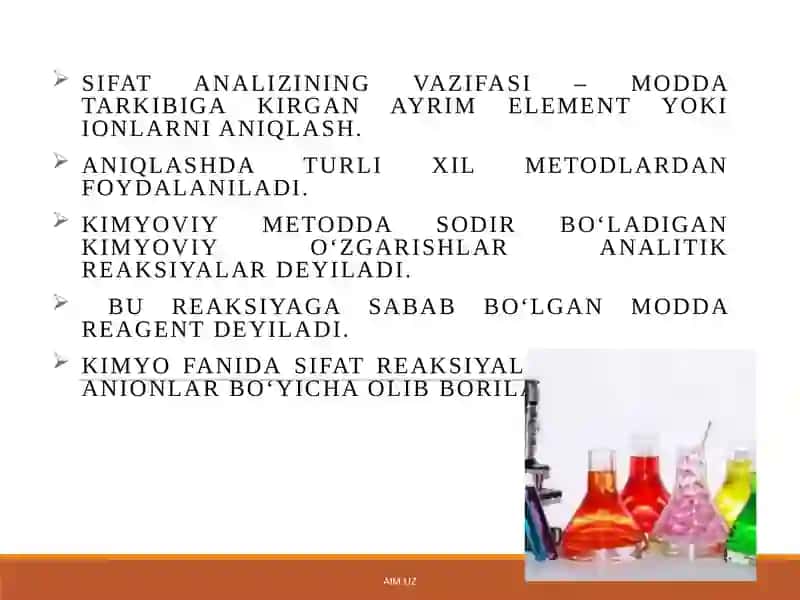Sifat Reaksiyalari 2